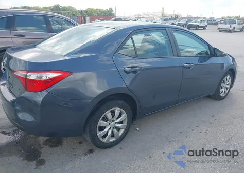 2014 Toyota Corolla Le from USA, damaged, VIN 2T1BURHE5EC170885